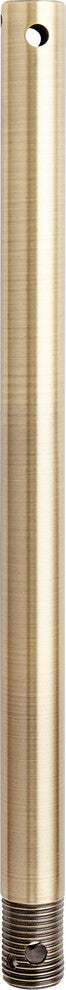 12" Universal Downrod, Antique Brass
