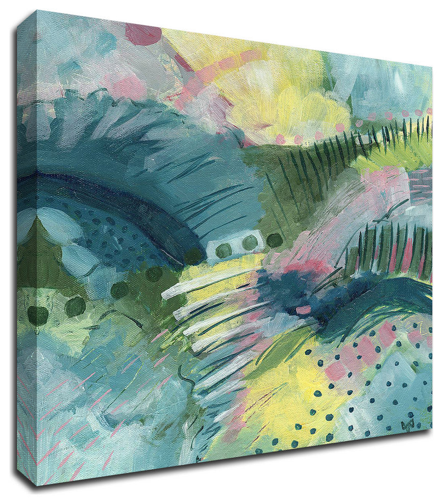 Here and There by Ann Thompson Nemcosky, Print on Canvas, 16" x 16"