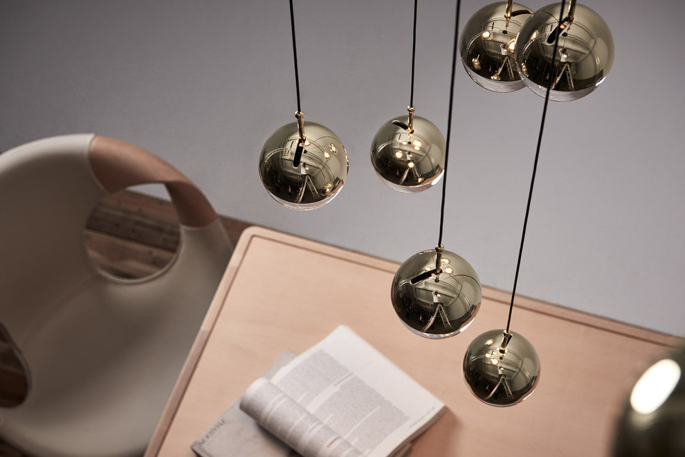 Dora Pendant single, Brass