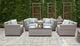 Florence 6 Piece Outdoor Wicker Patio Furniture Set 06d, Spa