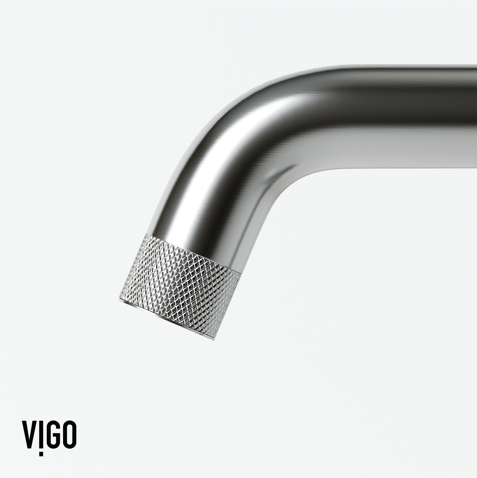 VIGO Ruxton 9" H Single Handle Single Hole Bathroom Faucet, Brushed Nickel, Without Extras