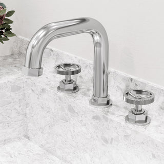 VIGO Hart 7" H 2-Handle Widespread Bathroom Faucet, Chrome