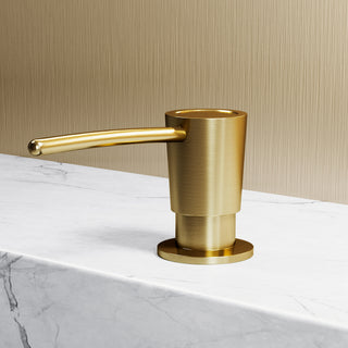 VIGO 10 oz. 1.5" W Kitchen Soap Dispenser, Matte Gold