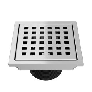 VIGO Elan Linear Shower Drain, Chrome, 4"