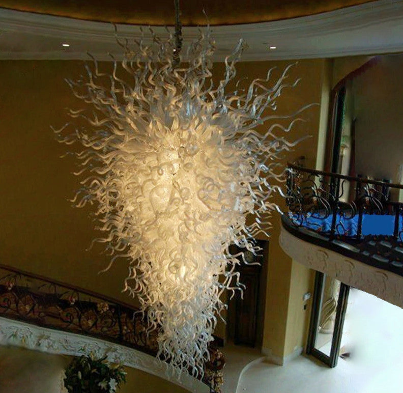 Artemis Lemon Yellow Orange Art Glass Lighting