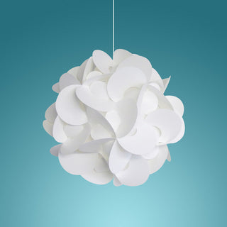 Medium Rounds Swag Plug in Pendant Lamp - LED Bulb, Cool white glow