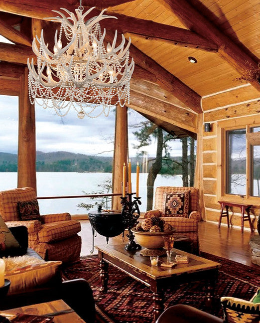 Denali 2 Tiers Antler Chandelier