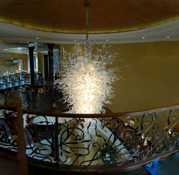 Artemis Lemon Yellow Orange Art Glass Lighting