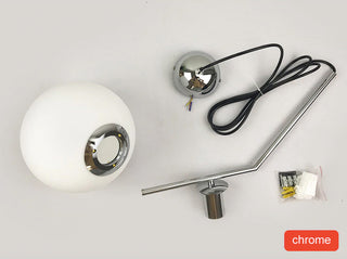 Lilly Pendant Lights, Chrome, 7.9 Inches, Cool Glow