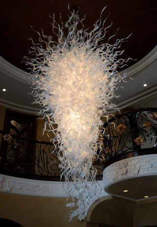 Artemis Lemon Yellow Orange Art Glass Lighting