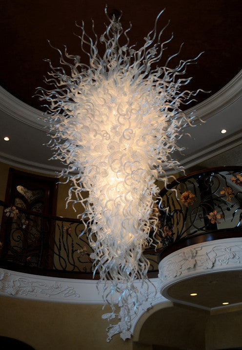 Artemis Lemon Yellow Orange Art Glass Lighting