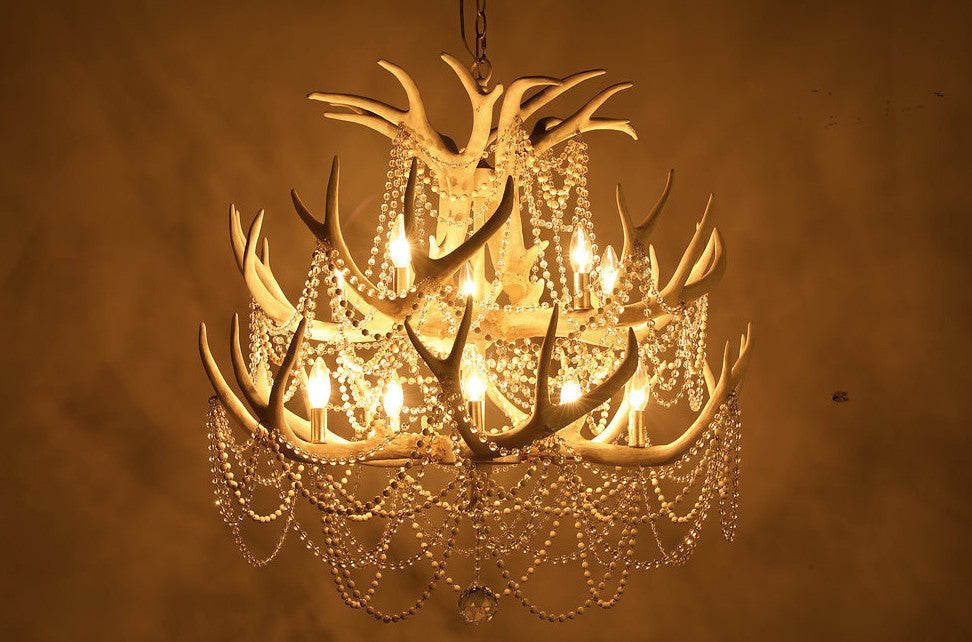 Denali 2 Tiers Antler Chandelier