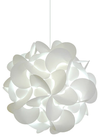 Medium Rounds Swag Plug in Pendant Lamp - LED Bulb, Cool white glow