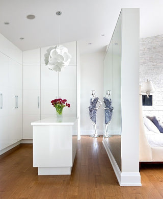 Medium Rounds Swag Plug in Pendant Lamp - LED Bulb, Cool white glow