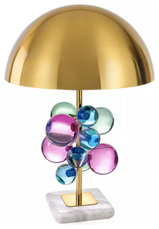 25"H Decoration Mushroom Table Lamp, Muticolor