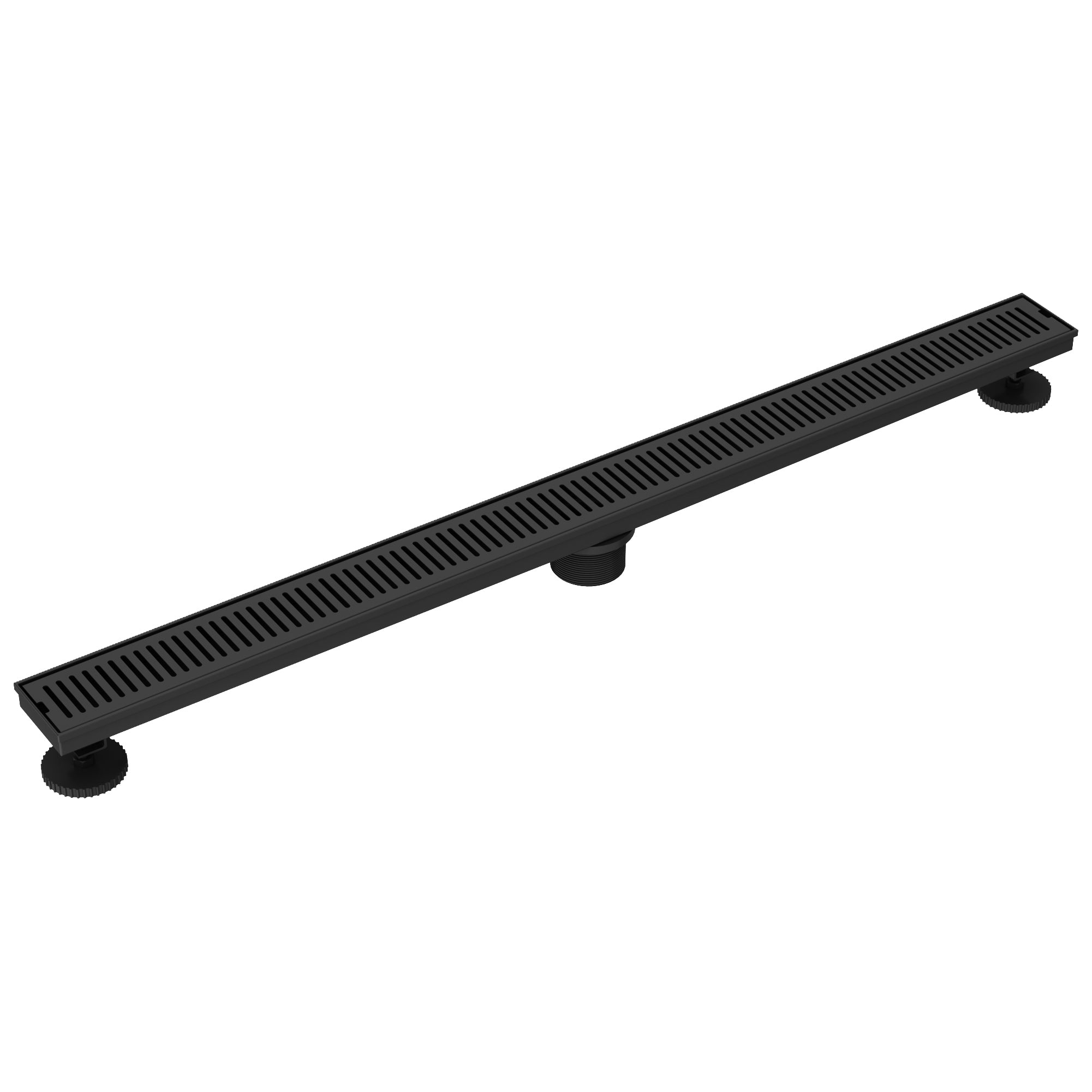 VIGO Elan Linear Shower Drain, Matte Black, 36"