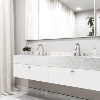 VIGO Hart 9" H 2-Handle Widespread Bathroom Faucet, Chrome