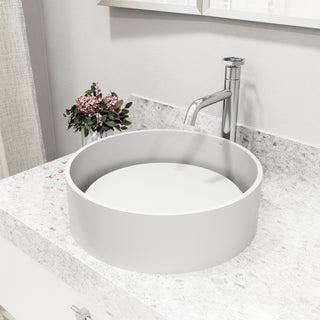 VIGO Ruxton 12" H Single Handle Single Hole Bathroom Vessel Faucet, Chrome