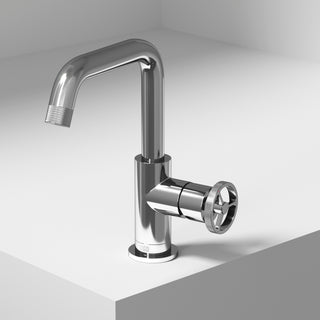 VIGO Cass 9" H Single Handle Single Hole Bathroom Faucet, Chrome, Without Extras