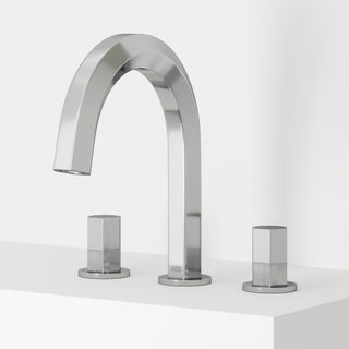 VIGO Hart 9" H 2-Handle Widespread Bathroom Faucet, Chrome