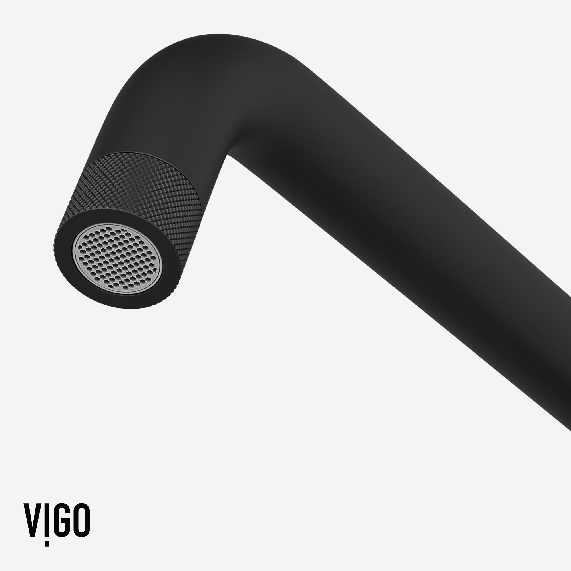 VIGO Cass 12" H 2-Handle Widespread Bridge Pull-Out Sprayer Kitchen Faucet, Matte Black
