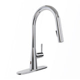 Modern Touchless Kitchen Faucet, Polished Chrome