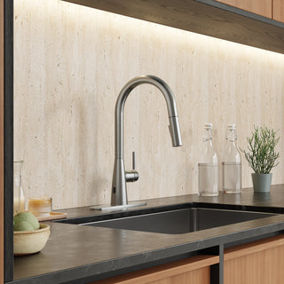 Modern Touchless Kitchen Faucet, Brushed Nickel