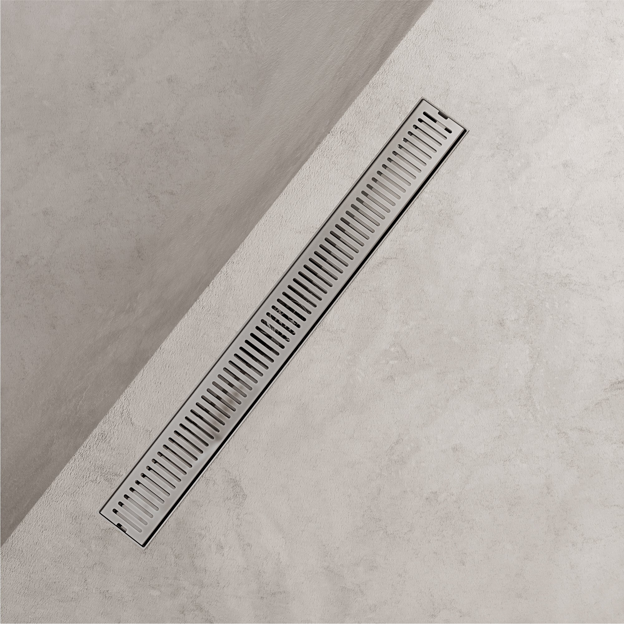 VIGO Elan Linear Shower Drain, Chrome, 24"