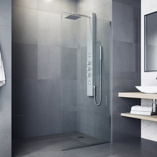 VIGO Rector 2-Jet Shower Panel with Shower Head, Stainless Steel