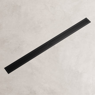 VIGO Elan Linear Shower Drain, Matte Black, 36"