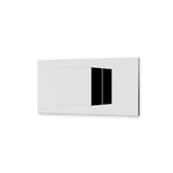 Volume Control 1/2" Trim Kit, SQU and Letterbox, Chrome