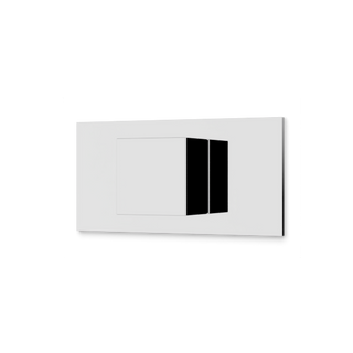 Volume Control 1/2" Trim Kit, SQU and Letterbox, Chrome