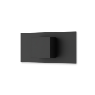3-Way Diverter Trim Kit, SQU and Letterbox, Black