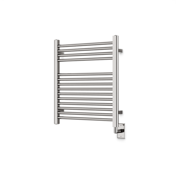 Denby Towel Warmer 27"x24" Hardwired, Brushed Nickel