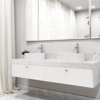 VIGO Ruxton 12" H Single Handle Single Hole Bathroom Vessel Faucet, Chrome