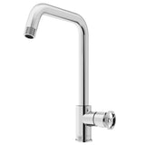 VIGO Cass Industrial 14" H Single Handle Kitchen Bar Faucet, Chrome