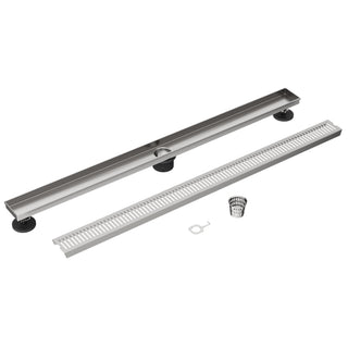 VIGO Elan Linear Shower Drain, Brushed Nickel, 36"
