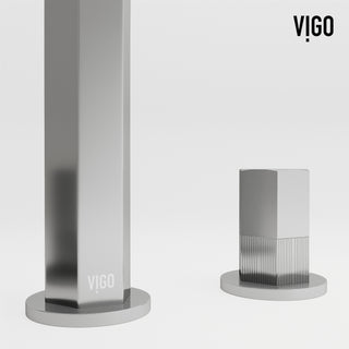 VIGO Hart 9" H 2-Handle Widespread Bathroom Faucet, Chrome