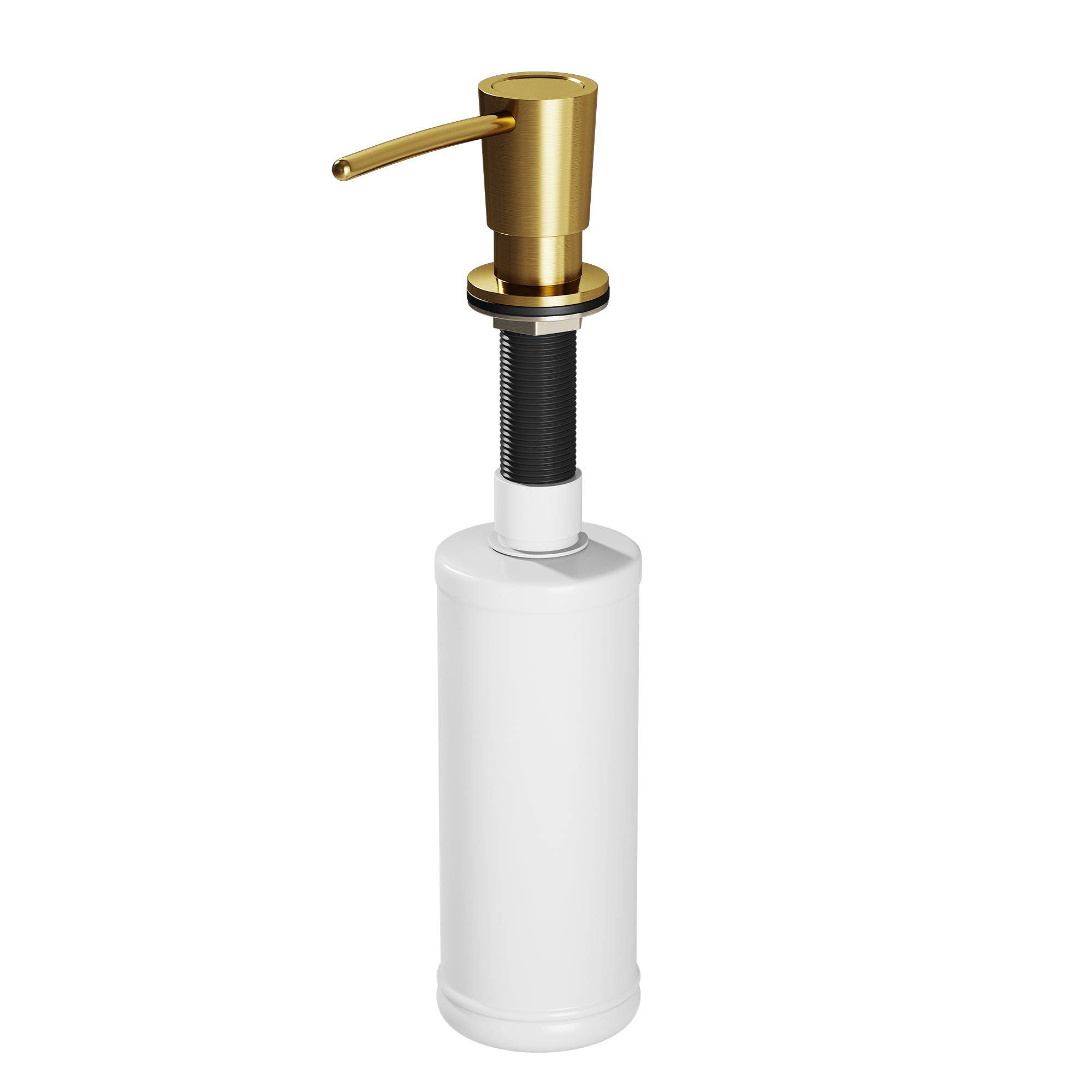 VIGO 10 oz. 1.5" W Kitchen Soap Dispenser, Matte Gold