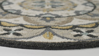 Floral Awakening Area Rug, 6' Round