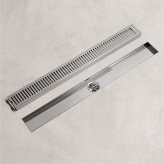 VIGO Elan Linear Shower Drain, Chrome, 24"