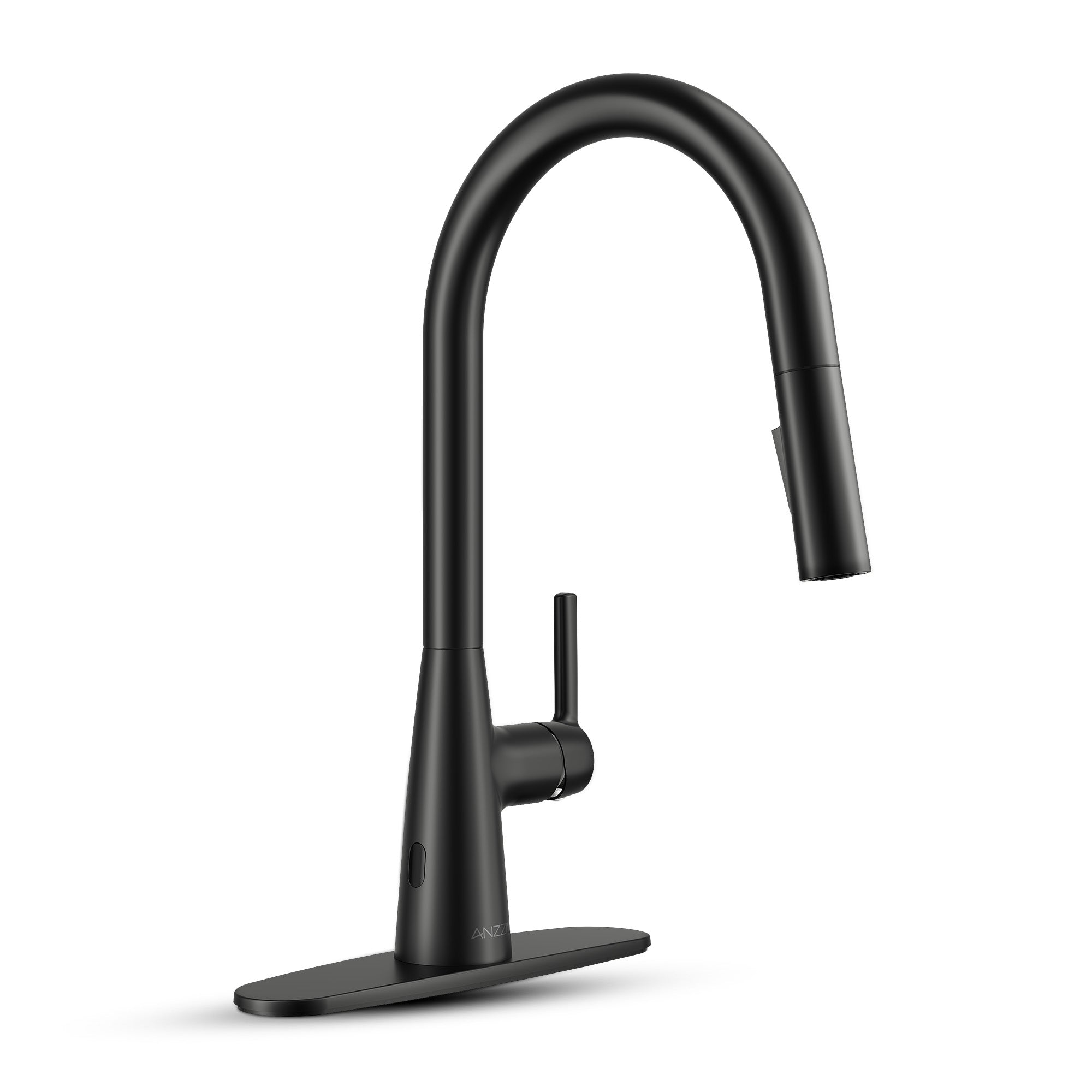 Modern Touchless Kitchen Faucet, Matte Black