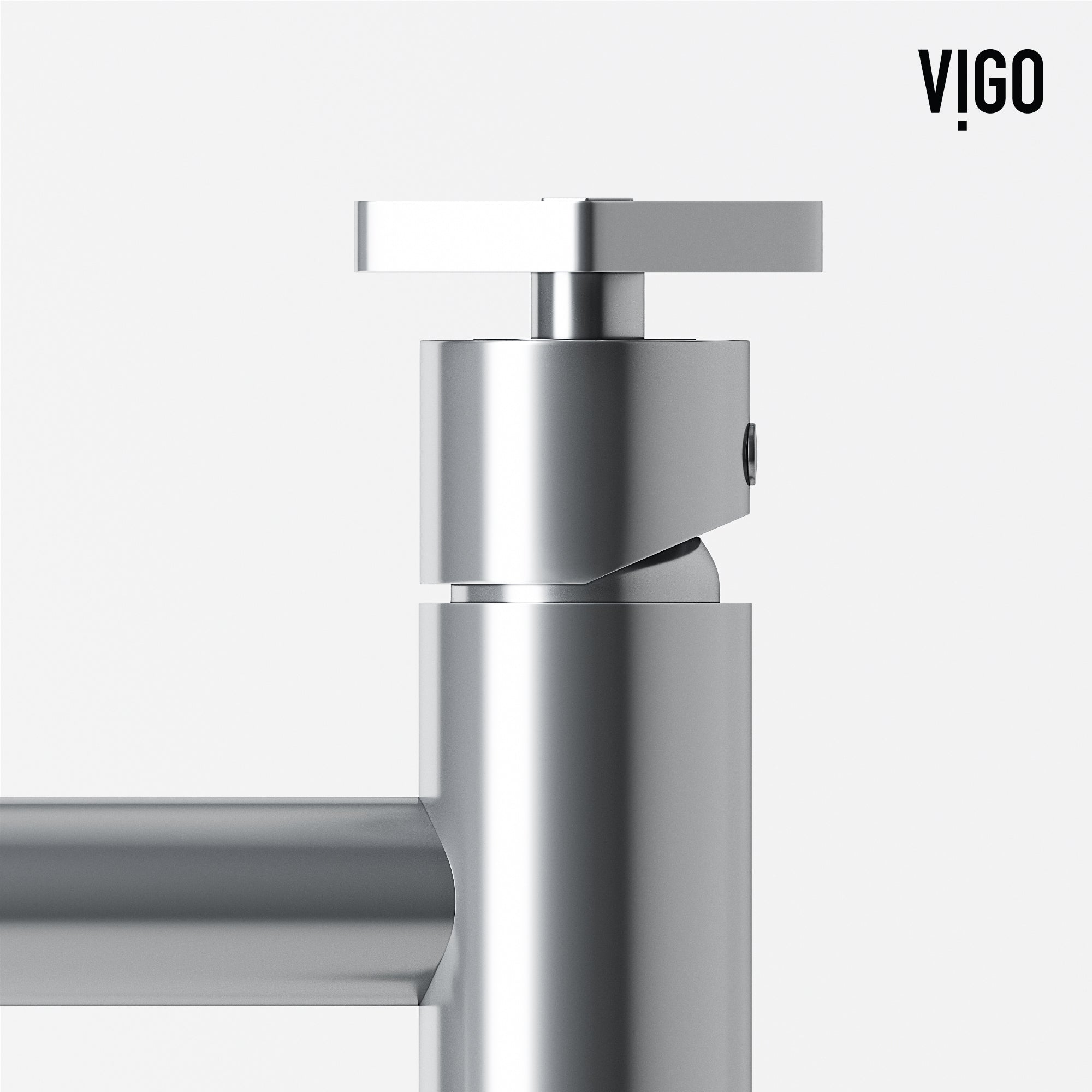 VIGO Ruxton 12" H Single Handle Single Hole Bathroom Vessel Faucet, Chrome