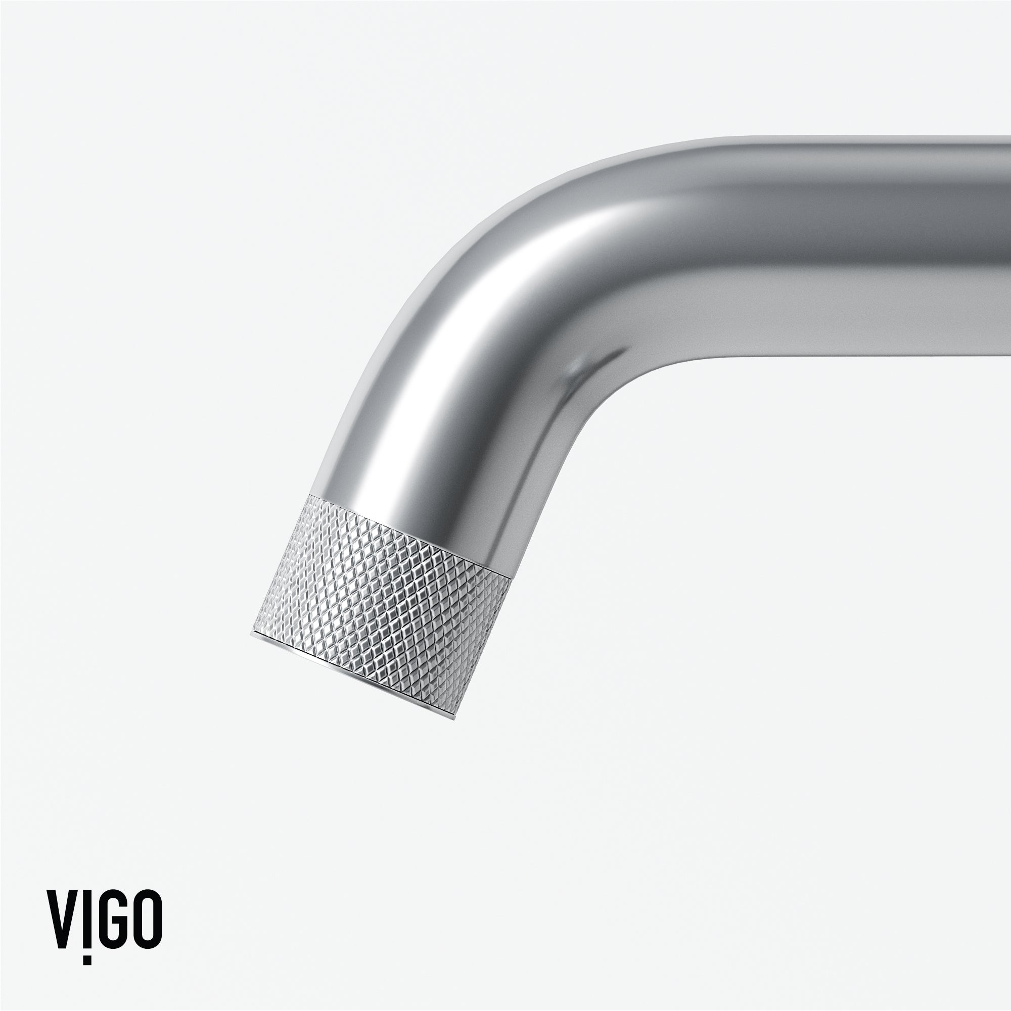 VIGO Cass 9" H Single Handle Single Hole Bathroom Faucet, Chrome, Without Extras