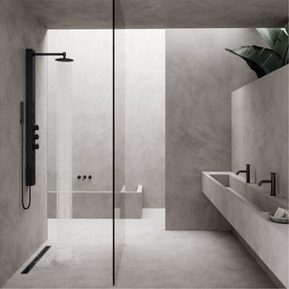 VIGO Elan Linear Shower Drain, Matte Black, 36"