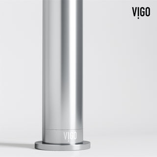 VIGO Ruxton 12" H Single Handle Single Hole Bathroom Vessel Faucet, Chrome