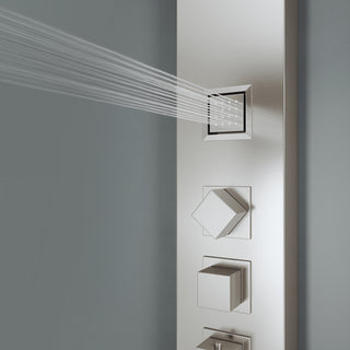 VIGO Rector 2-Jet Shower Panel with Shower Head, Stainless Steel