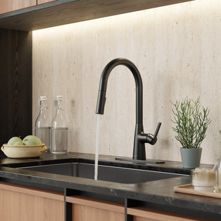Modern Touchless Kitchen Faucet, Matte Black