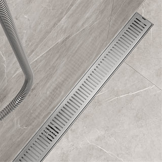 VIGO Elan Linear Shower Drain, Chrome, 36"