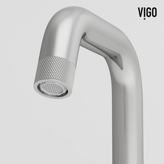 VIGO Cass 8" H 2-Handle Widespread Bathroom Faucet, Chrome